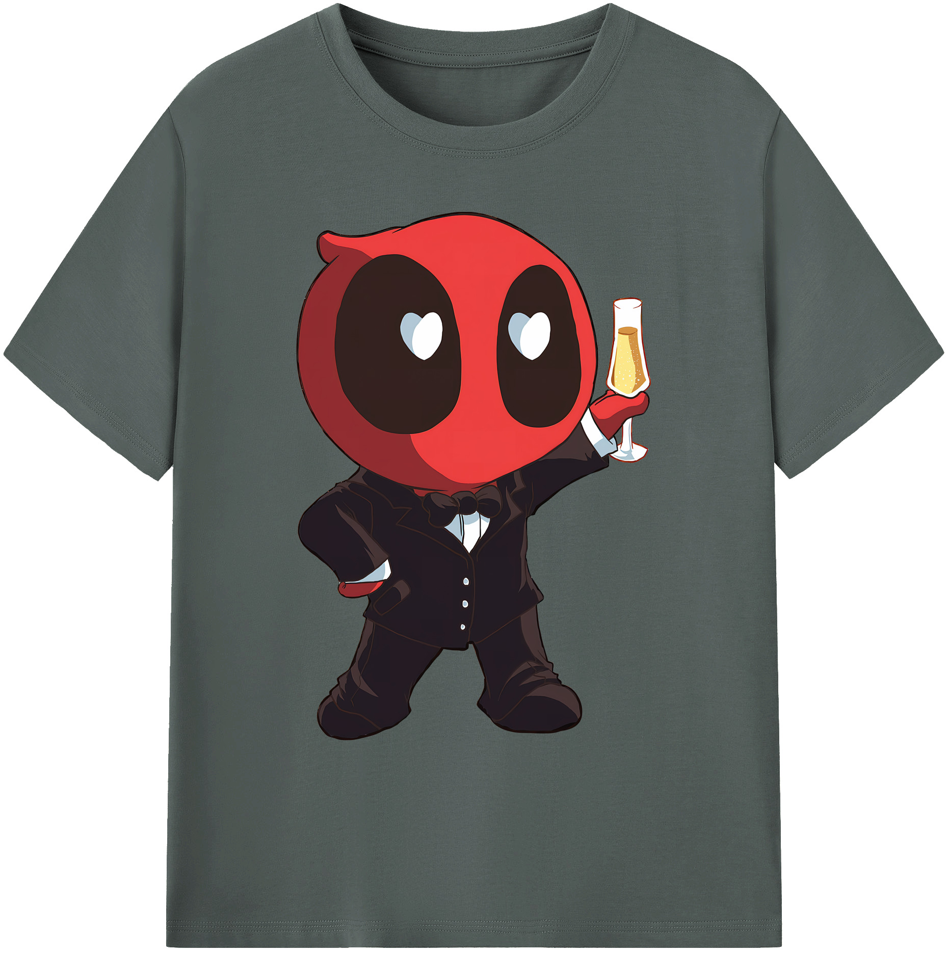 （画像用） Deadpool デッドプール 綿100％ メンズ半袖Tシャツ｜肌触りやわらか＆通気性